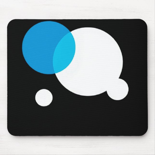 Abstraktes Minimalistisches Design Mousepad (Vorne)