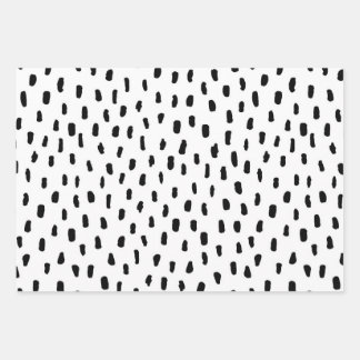 Abstraktes Minimalistisches Entwurfsmuster-Papier Geschenkpapier Set