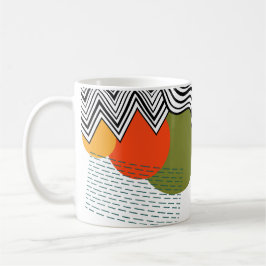 Abstraktes Mittelalter Moderne Kaffeetasse