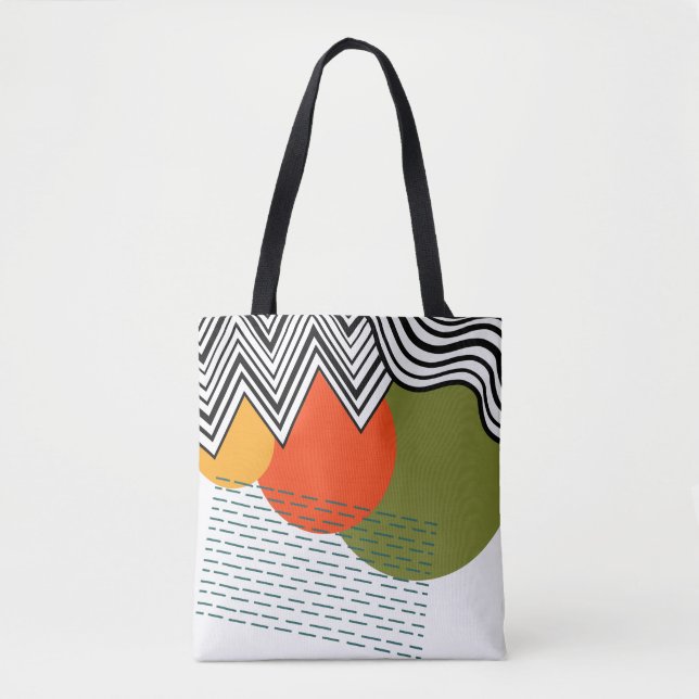 Abstraktes Mittelalter Moderne Tasche (Vorderseite)