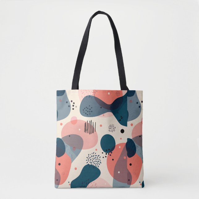 Abstraktes Mittelalter Moderne Tasche (Vorderseite)