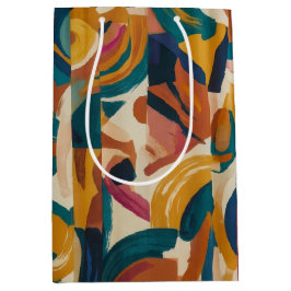 Abstraktes mittelgroßes Geschenktüte