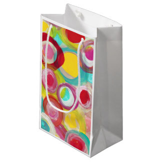 Abstraktes moderne Kunst-Kreis-Malerei-Party Kleine Geschenktüte