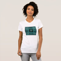 Abstraktes modernes afrikanisches Muster