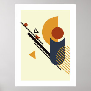 Abstraktes modernes Design Poster