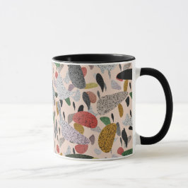 Abstraktes modernes künstlerisches Terrazzo-Stilmu Tasse