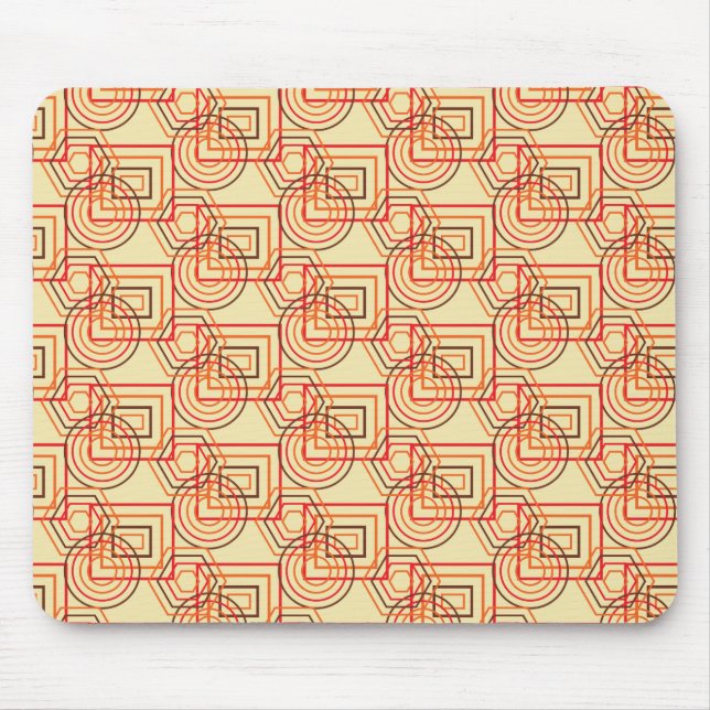 Abstraktes modernes Kunstmuster Mousepad (Vorne)