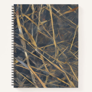 Abstraktes modernes Kunstmuster Notizbuch