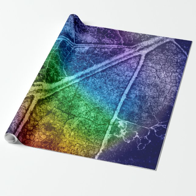 Abstraktes modernes Leaf Pastell #2 Geschenkpapier (Ungerollt)