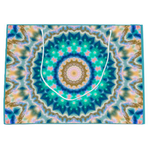 Abstraktes modernes Mosaik-Kaleidoskopbild Große Geschenktüte