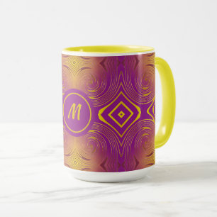 abstraktes, modernes Muster Tasse