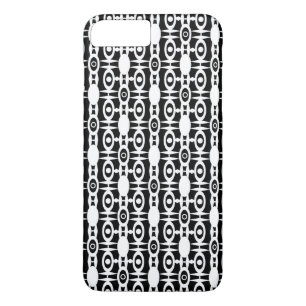 Abstraktes, modernes, nahtloses Zierschwarz Case-Mate iPhone Hülle