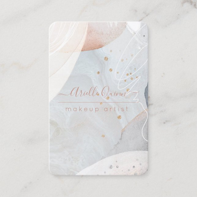 Abstraktes, modernes Unternehmen Visitenkarte (Vorderseite)