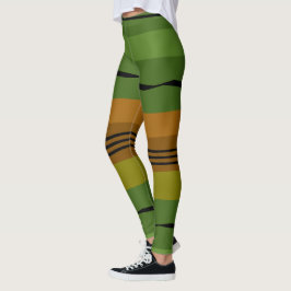 abstraktes modernistisches geometrisches Muster Leggings