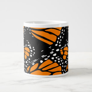 Abstraktes Monarch Butterfly Design Jumbo-Tasse