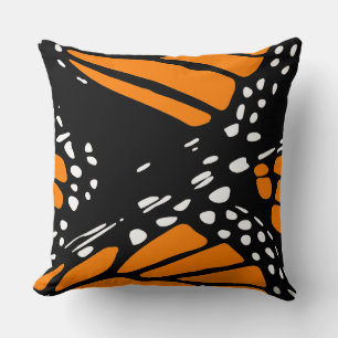 Abstraktes Monarch Butterfly Design Kissen