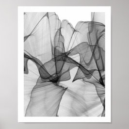 Abstraktes Monochrome-Poster | 8x10 Poster