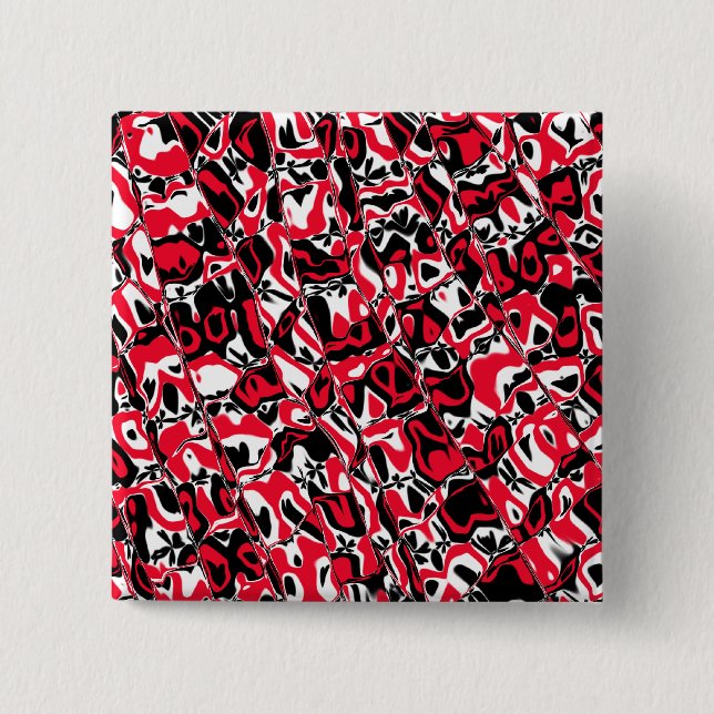 Abstraktes Mosaik Button (Vorderseite)