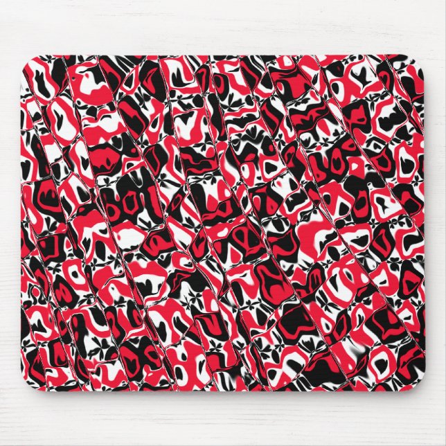 Abstraktes Mosaik Mousepad (Vorne)