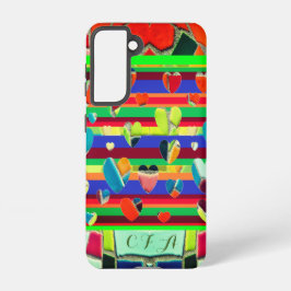 Abstraktes Mosaik Samsung Galaxy Hülle