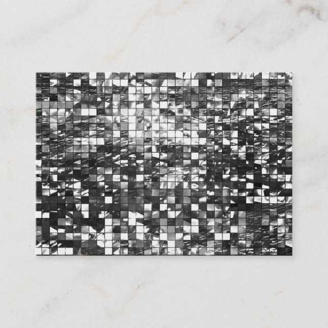 Abstraktes Mosaik Visitenkarte (Vorderseite)