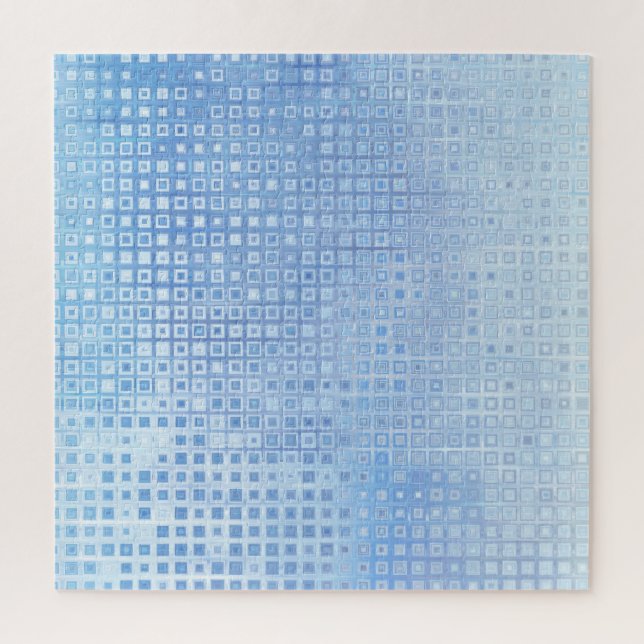 Abstraktes Mosaikblau: Glossy Background (Vertikal)