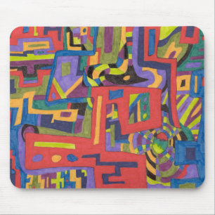abstraktes Mousepad "ins Netz"
