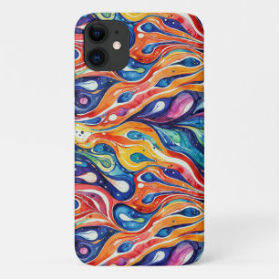 Abstraktes Muster 1196 mit flüssiger Kunst - iPhon Case-Mate iPhone Hülle