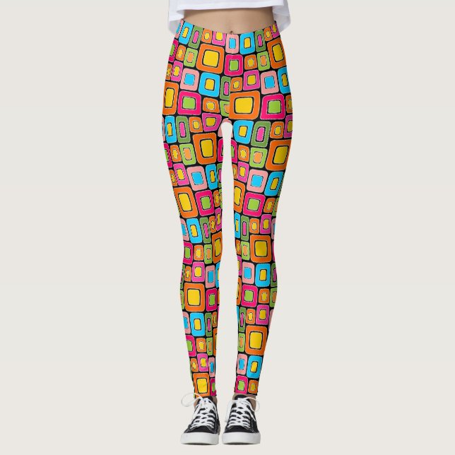 Abstraktes Muster 140621 Leggings (Vorderseite)