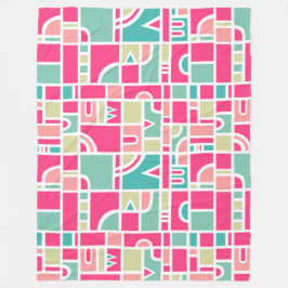 Abstraktes Muster 170715 Fleecedecke