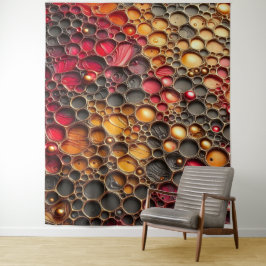 Abstraktes Muster 1 - Embossed Arwork Wandteppich