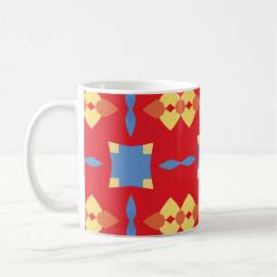 Abstraktes Muster. abstrakt, Hintergrund, Abzeiche Kaffeetasse