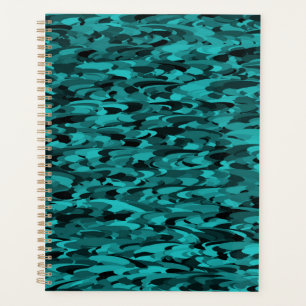 Abstraktes Muster Aquamarin Planer