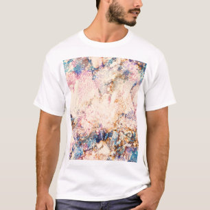 Abstraktes Muster aus Marmorflüssigkeiten T-Shirt