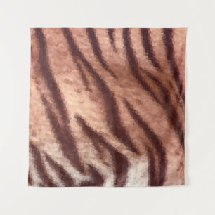 Abstraktes Muster aus Poly-Tiger. Natur Wandteppich