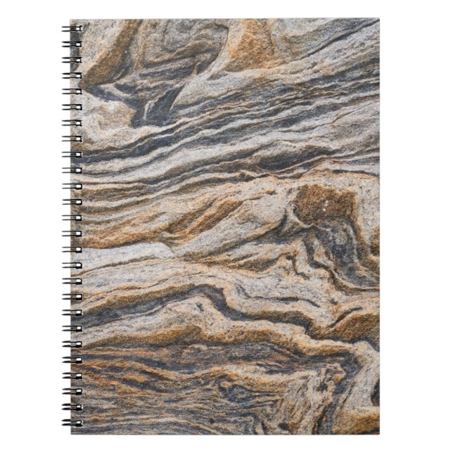 Abstraktes Muster aus Texturmor Notizblock (Vorderseite)