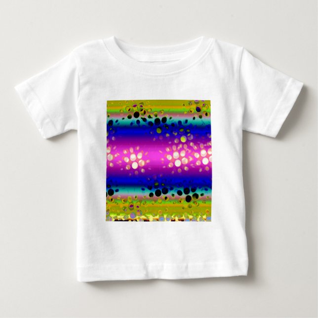 Abstraktes Muster Baby T-shirt (Vorderseite)