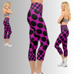 Abstraktes Muster Capri Leggings<br><div class="desc">Farbenfrohe Abstrakte Muster.</div>