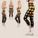 Abstraktes Muster Capri Leggings<br><div class="desc">Farbenfrohe Abstrakte Muster.</div>