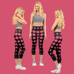 Abstraktes Muster Capri Leggings<br><div class="desc">Farbenfrohe Abstrakte Muster.</div>