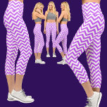 Abstraktes Muster Capri Leggings<br><div class="desc">Farbenfrohe Abstrakte Muster.</div>