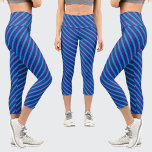 Abstraktes Muster Capri Leggings<br><div class="desc">Farbenfrohe Abstrakte Muster.</div>