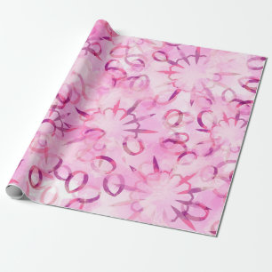 Abstraktes Muster ethnisches Design. Wasserfarben Geschenkpapier