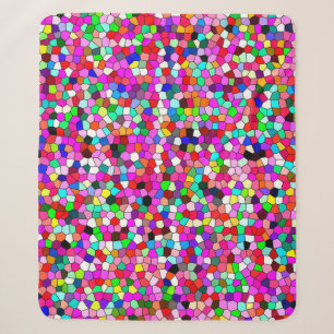 abstraktes Muster, farbige Mosaik-Tapete, Geometri Sherpadecke