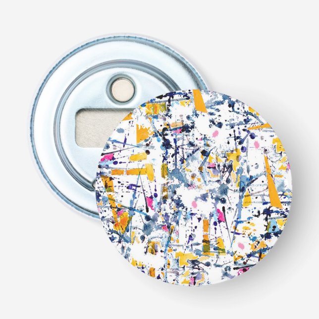 Abstraktes Muster Flaschenöffner (Vorderseite)