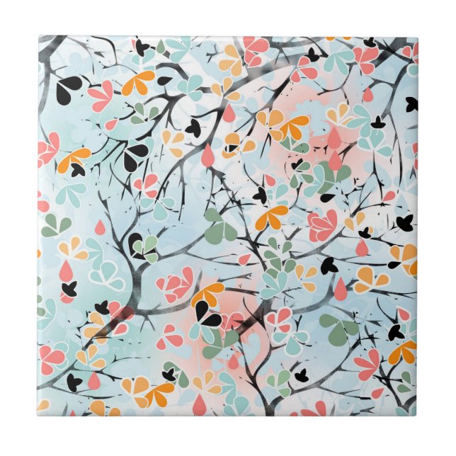 Abstraktes Muster Fliese (Vorderseite)