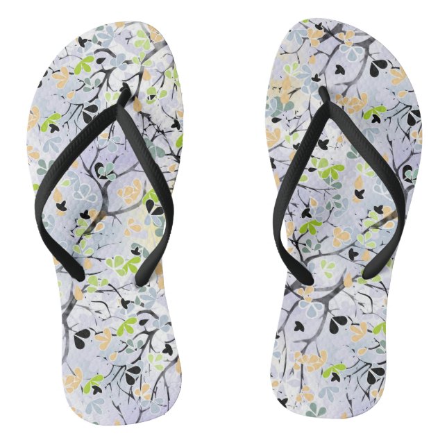 Abstraktes Muster Flip Flops (Fußbett)