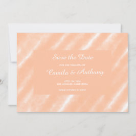 Abstraktes Muster für die Farbflora des Peach Fuzz Einladung