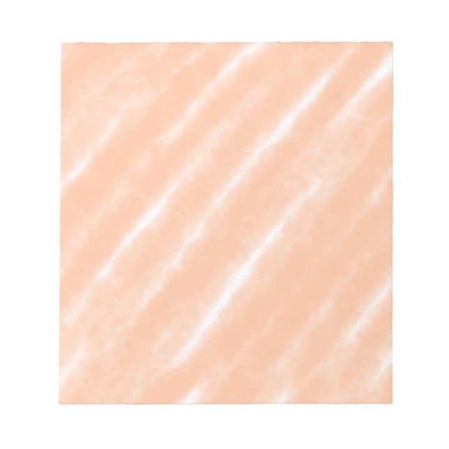 Abstraktes Muster für die Farbflora des Peach Fuzz Notizblock (Vorderseite)