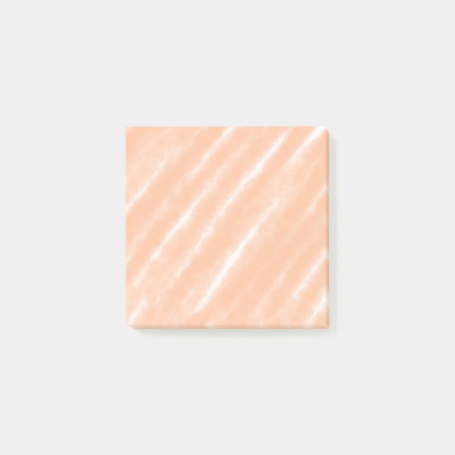 Abstraktes Muster für die Farbflora des Peach Fuzz Post-it Klebezettel (Vorderseite)